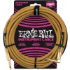 Cable Instrumento Dorado 25ft ERNIE BALL  Modelo: ERNIE 6070  cod.0401138