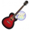 Guitarra Electroacústica IBANEZ AEGE-TRS Roja