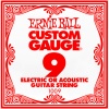 Cuerda Suelta para Guitarra Eléctrica .09 Modelo: ERNIE1009 cod.0998410