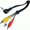 Cable de 6 pies 1 plug de 2.5 a 3 pl Rca Modelo: CA-192 cod.100231001