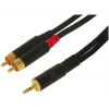 Cable 3.5 PL TRS a 2 PL RCA 3pies Modelo: ASIP-3 cod.100255100