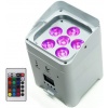 Luz LED Par-Batery Cuad. RGBWA+UV Modelo:PB06-6 cod.330126000