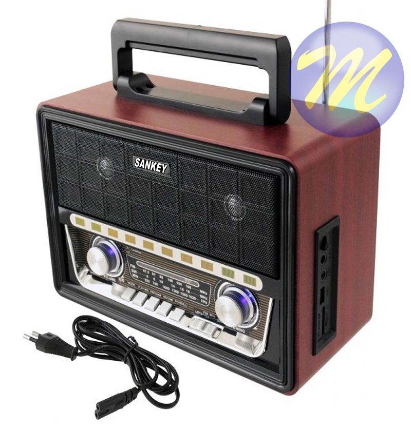 Radio SANKEY con USB/SD Batería Recargable – MundoMusical
